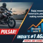 Alt Text for featured image : बजाज पल्सर NS160 मोटरसाइकिल की साइड व्यू, स्पोर्टी डिजाइन के साथ