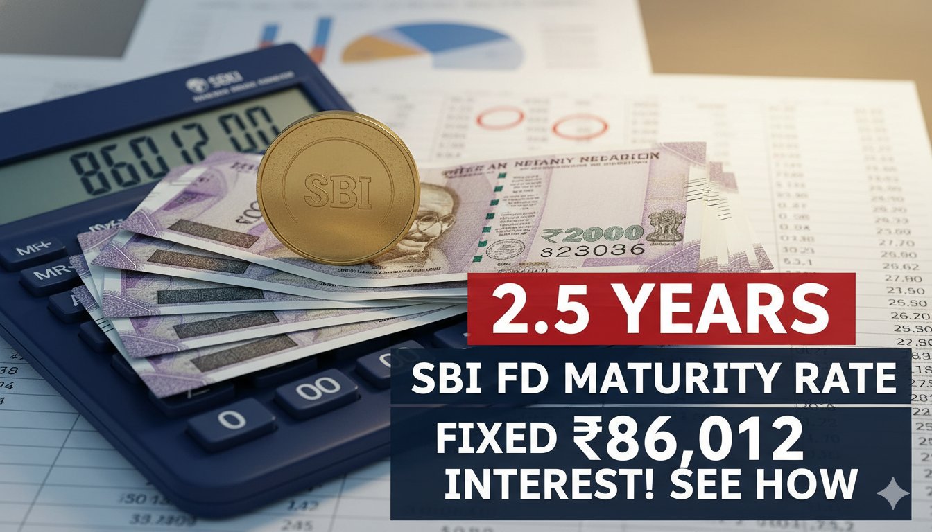 एसबीआई एफडी इंटरेस्ट कैलकुलेशन का इलस्ट्रेशन