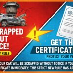 दिल्ली में पुरानी कार जब्त और स्क्रैप होने का नया नियम, ट्रांसपोर्ट विभाग की चेतावनी