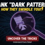 भारतीय बैंक ऐप में डार्क पैटर्न दिखाते हुए स्क्रीनशॉट, छिपे चार्जेस और मैनिपुलेटिव डिजाइन