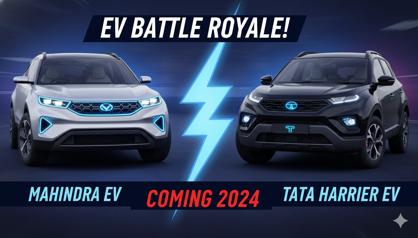 महिंद्रा BE.07 आधारित इलेक्ट्रिक SUV का कॉन्सेप्ट लुक, जो 2027 में टाटा हैरियर EV से टक्कर लेगी