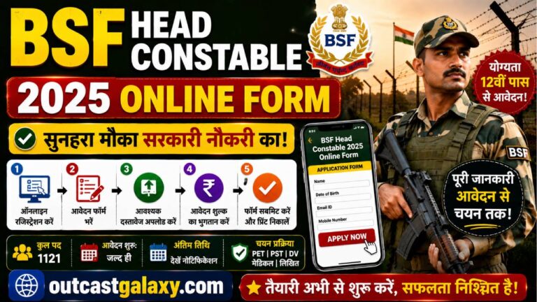 BSF Head Constable 2025