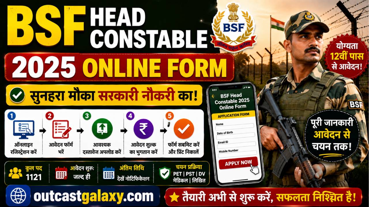 BSF Head Constable 2025