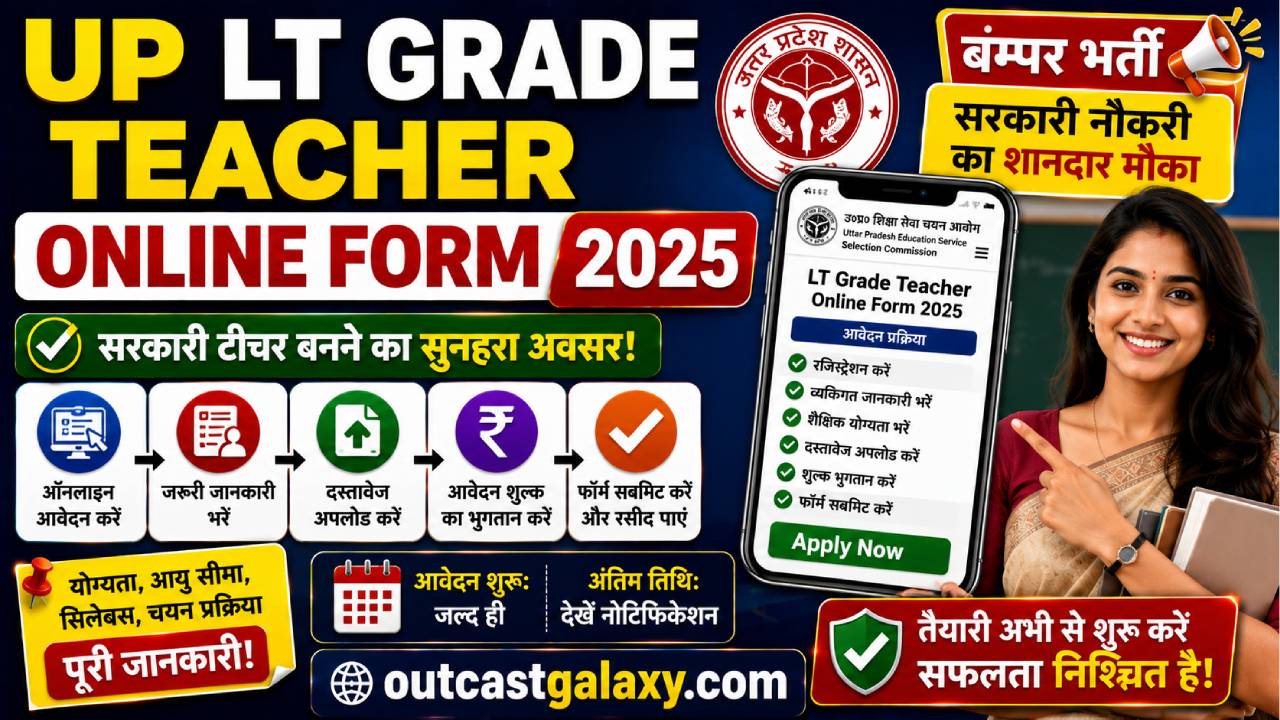 UP LT Grade Teacher Online Form 2025