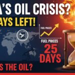 भारत में पेट्रोल-डीजल पंप और क्रूड ऑयल बैरल के साथ जंग का प्रभाव दिखाता ग्राफिक