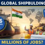 भारत में जहाज निर्माण यार्ड में बड़े जहाज का निर्माण कार्य, ग्लोबल शिपबिल्डिंग हब बनने की दिशा में प्रगति