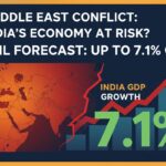 मिडिल ईस्ट युद्ध और भारत की GDP ग्रोथ पर क्रिसिल का अनुमान दिखाता ग्राफिक