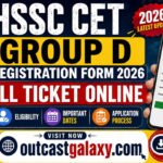 HSSC CET Group D Registration Form 2026: Apply Online, Eligibility, Important Dates and Application Process