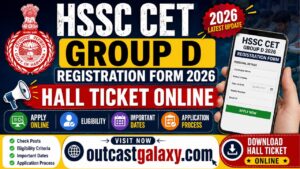 HSSC CET Group D Registration Form 2026